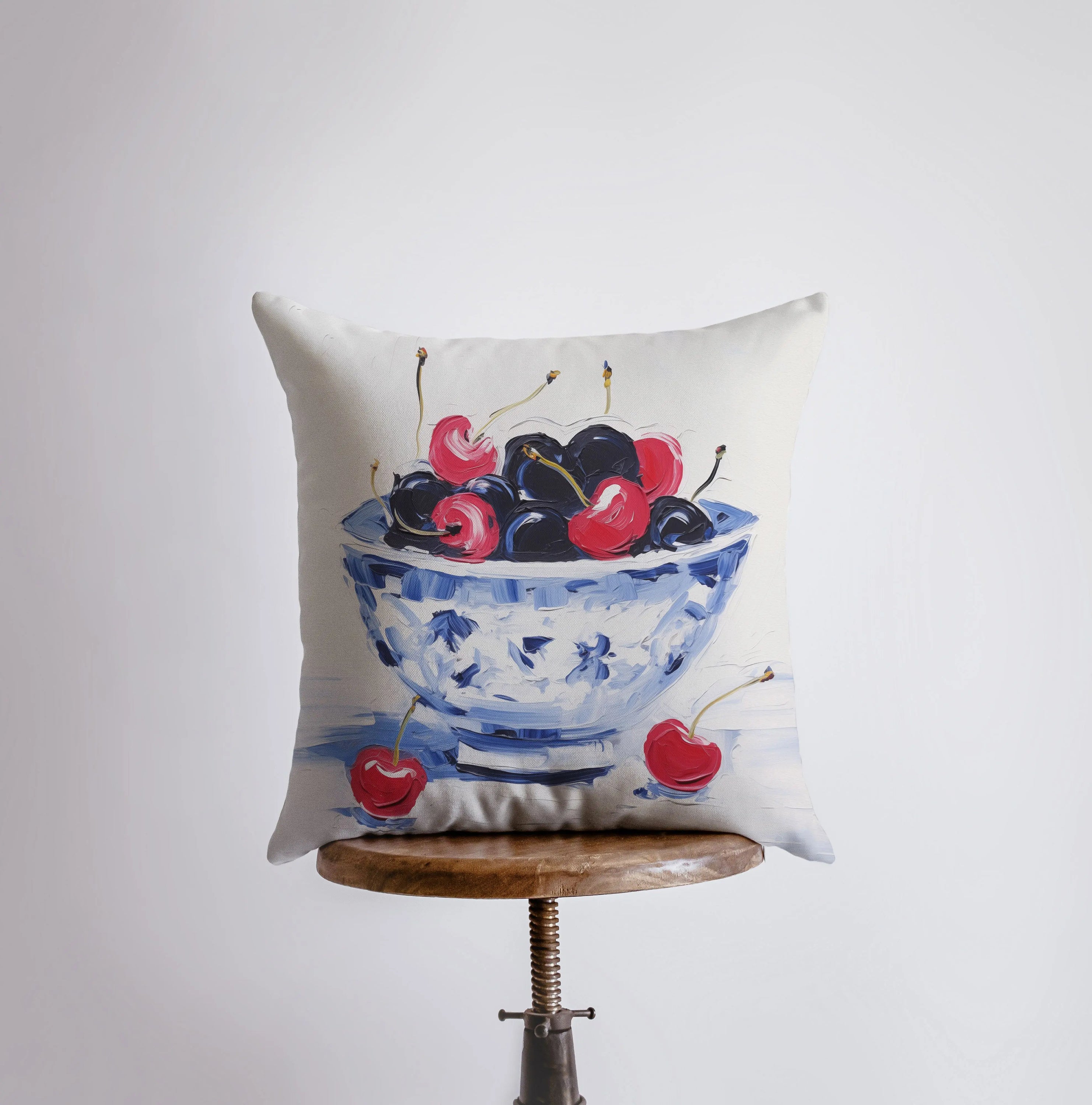 Cherry Bowl Pillow