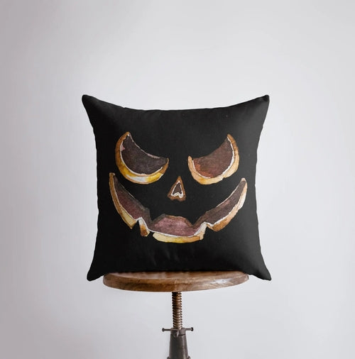 Spooky Jack O Lantern Pillow