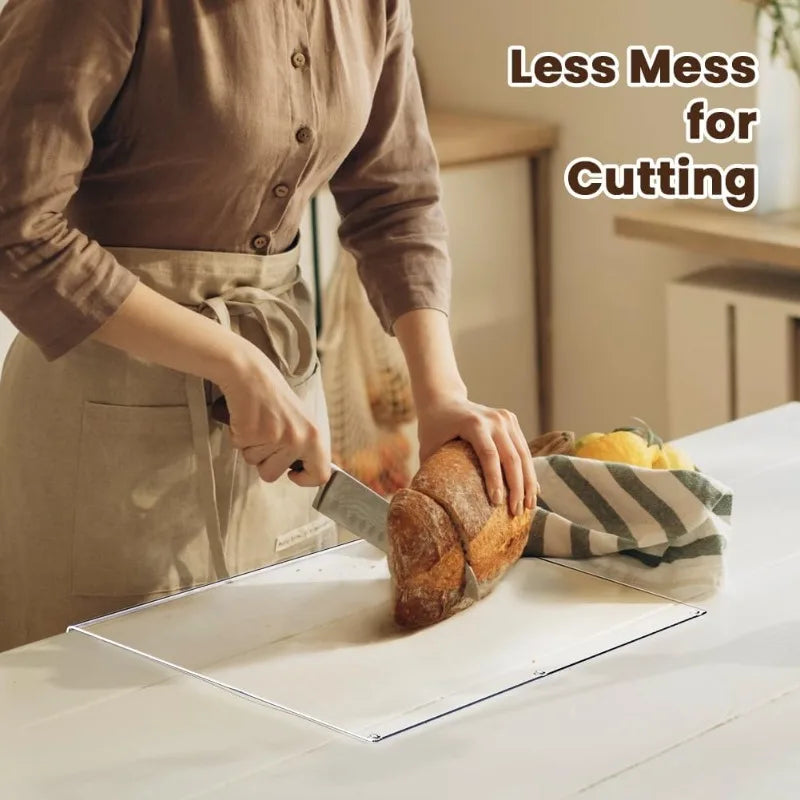 Acrylic Cutting Board with Counter Lip