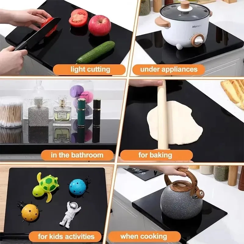 Acrylic Cutting Board with Counter Lip